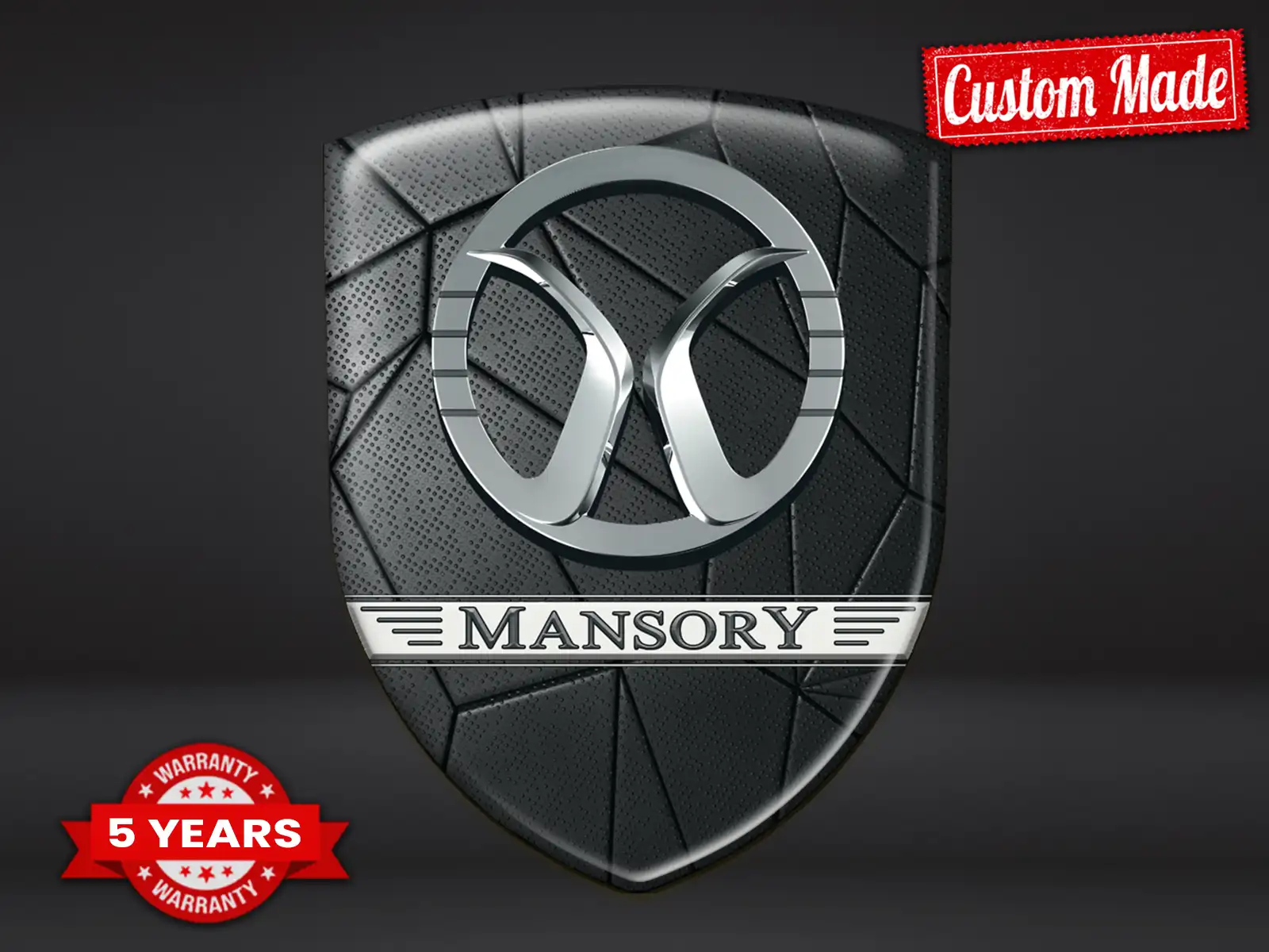 Mansory Vinyl Logoaufkleber Pro Max Langlebig Stilvoll Design